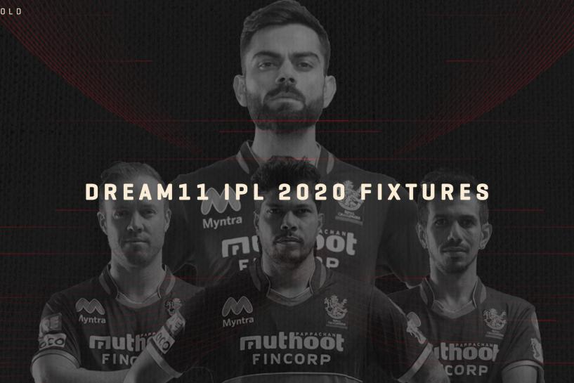 BCCI releases schedule for Dream 11 IPL 2020