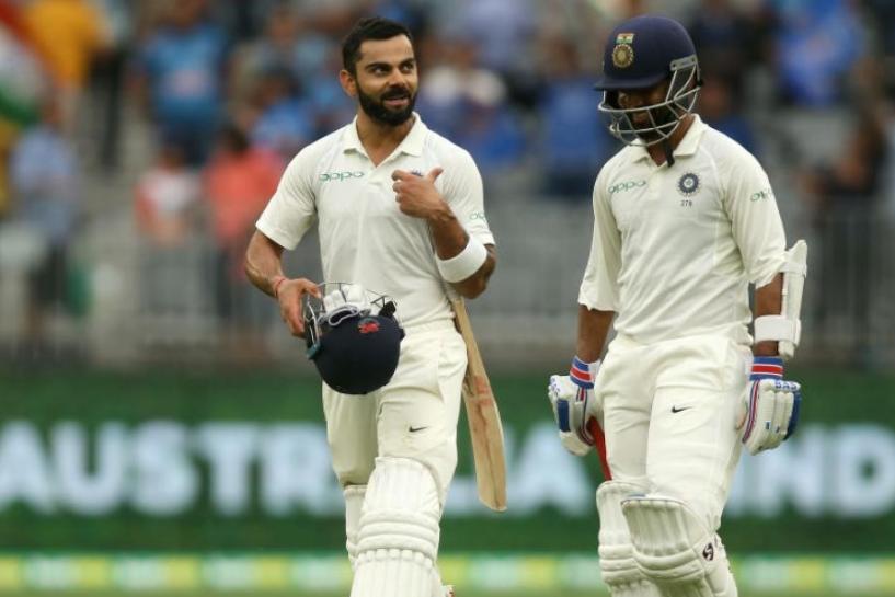 Virat Kohli and Ajinkya Rahane