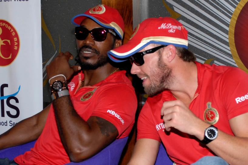 AB de Villiers and Chris Gayle inducted into the RCB Hall of Fame AB de Villiers and Chris Gayle inducted into the RCB Hall of Fame