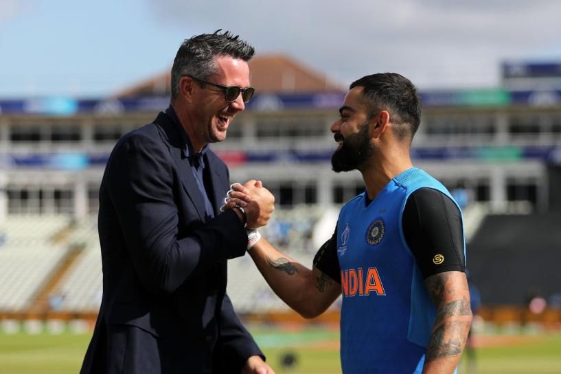 Virat Kohli and Kevin Pietersen