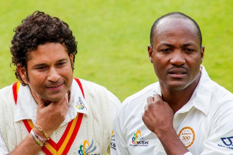 Sachin Tendulkar and Brian Lara