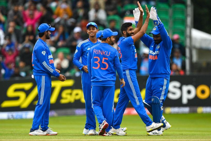 India secure thrilling win after rain gods play spoilsport in the curtain-raiser of the T20I series against Ireland India secure thrilling win after rain gods play spoilsport in the curtain-raiser of the T20I series against Ireland