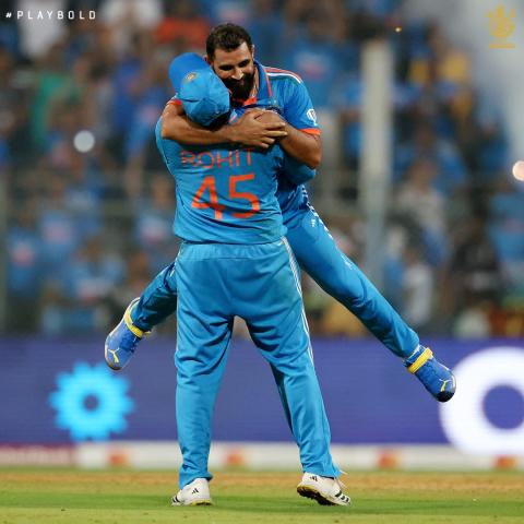 India defeated New Zealand by 60 runs