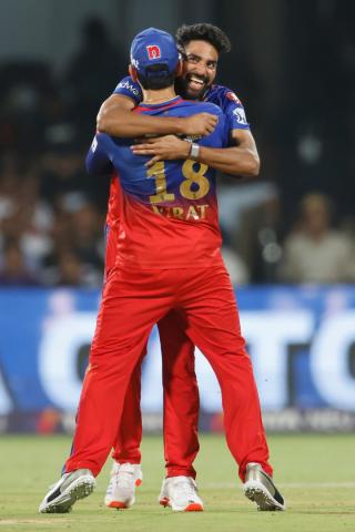 RCB won by 4 wickets