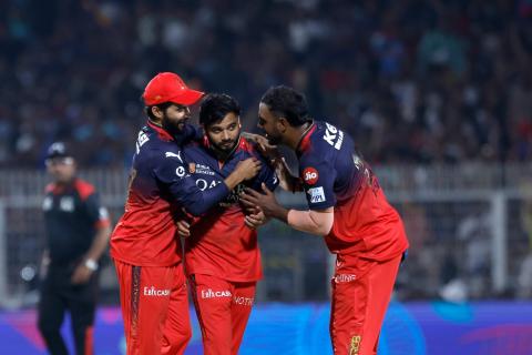 RCB won by 7 wickets.