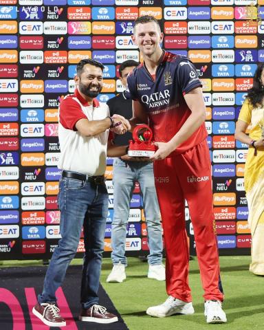 RCB won the match by 50 runs